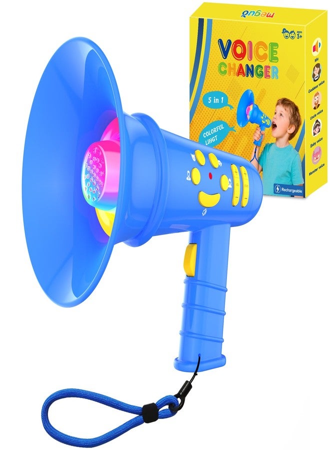 MEGUO Voice Changer for Kids,Birthday Gift for Boys Girls Ages 3,4,5,6,7,8 - Boy Toys for 3-8+ Year Old - Noise Maker Prank Gift for Christmas,Easter,Halloween,Cool Gadgets for Boys Toddler (Blue) - Image 1